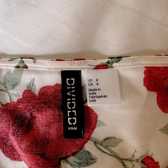 Floral Printed Linen Cami - Picture 4 of 4